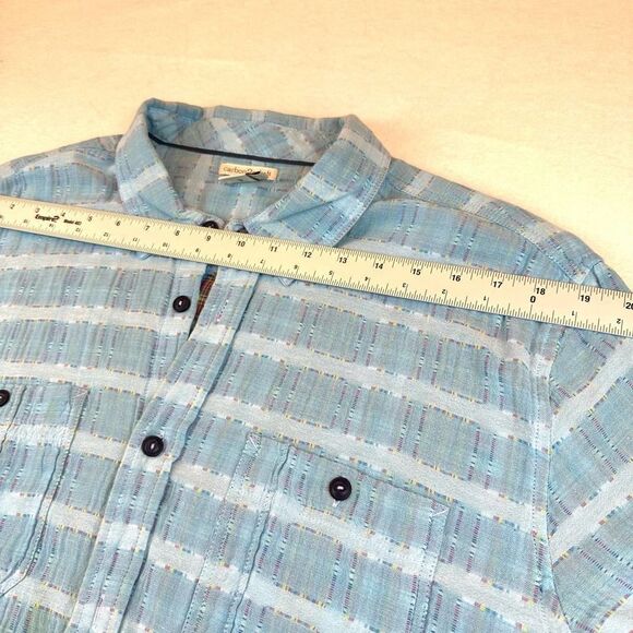 Carbon 2 Cobalt Light Blue Cotton Long Sleeve Button Shirt Men’s L Read - Picture 5 of 10